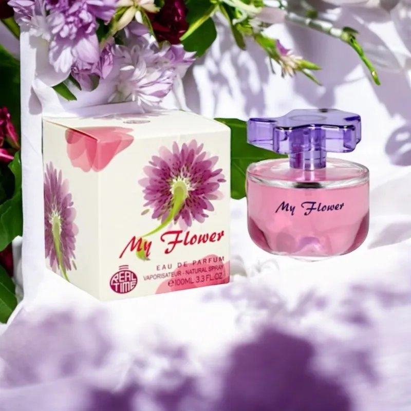 Parfum femme My Flower 100ml x3 Real Time