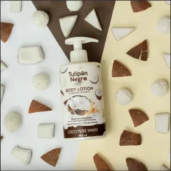 Lot de 3 (2.60€ la pièce) Body lotion Tulipan Negro Coco pure white