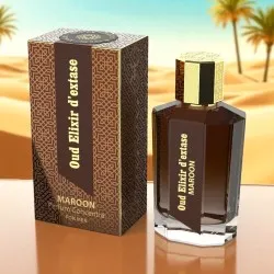 Parfum Oud Elixir D'Extase Marroon 100Ml