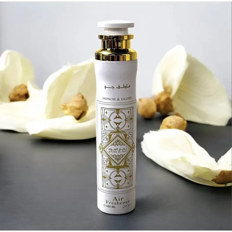 Lot de 6 (2€ la pièce) - Désodorisant d'intérieur Badee al Oud Honor & Glory 300ml - Lattafa