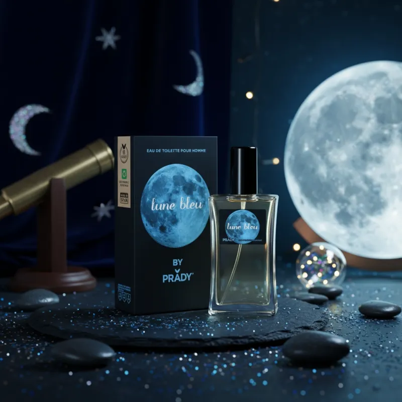 Lot de 6 (1,60€ la pièce) - Eau de parfum LUNE BLEU 100ml - PRADY