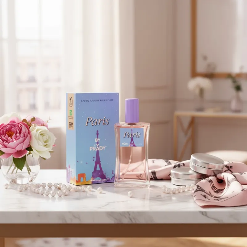 Lot de 6 (1,60€ la pièce) - Eau de parfum PARIS  100ml - PRADY