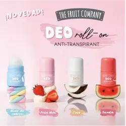 Lot de 12 (1,65€ La pièce) - Déodorant Roll On Fraise Chantilly - The Fruit company