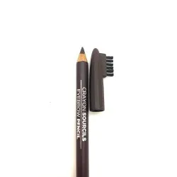 Crayon sourcils café avec brosse KCosmetique