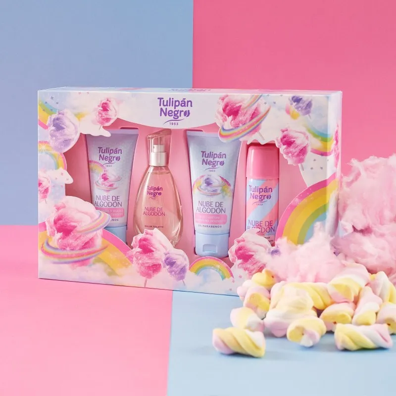 Coffret gourmand Tulipan Negro barbe à papa