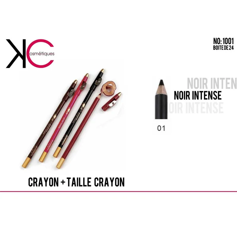 CRAYON + TAILLE CRAYON YES LOVE NOIR