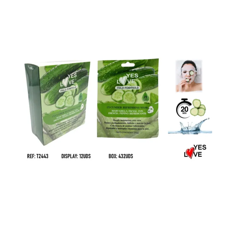 Yes Love Masque Visage Essence Concombre