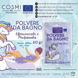Cosmi Milano Poudre de bain licorne effervescente
