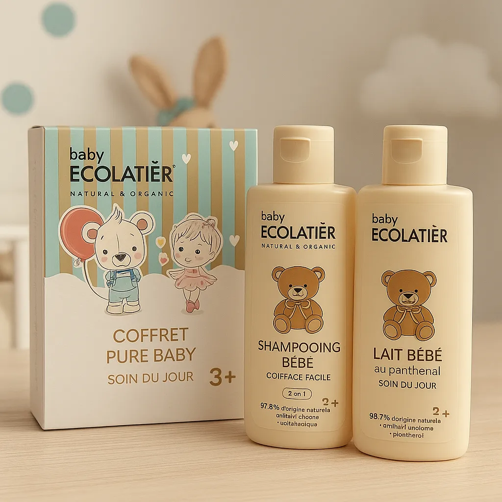 Lot de 8 (2,25€ La pièce) - Coffret Baby Natural & Organic - Baby Ecolatier