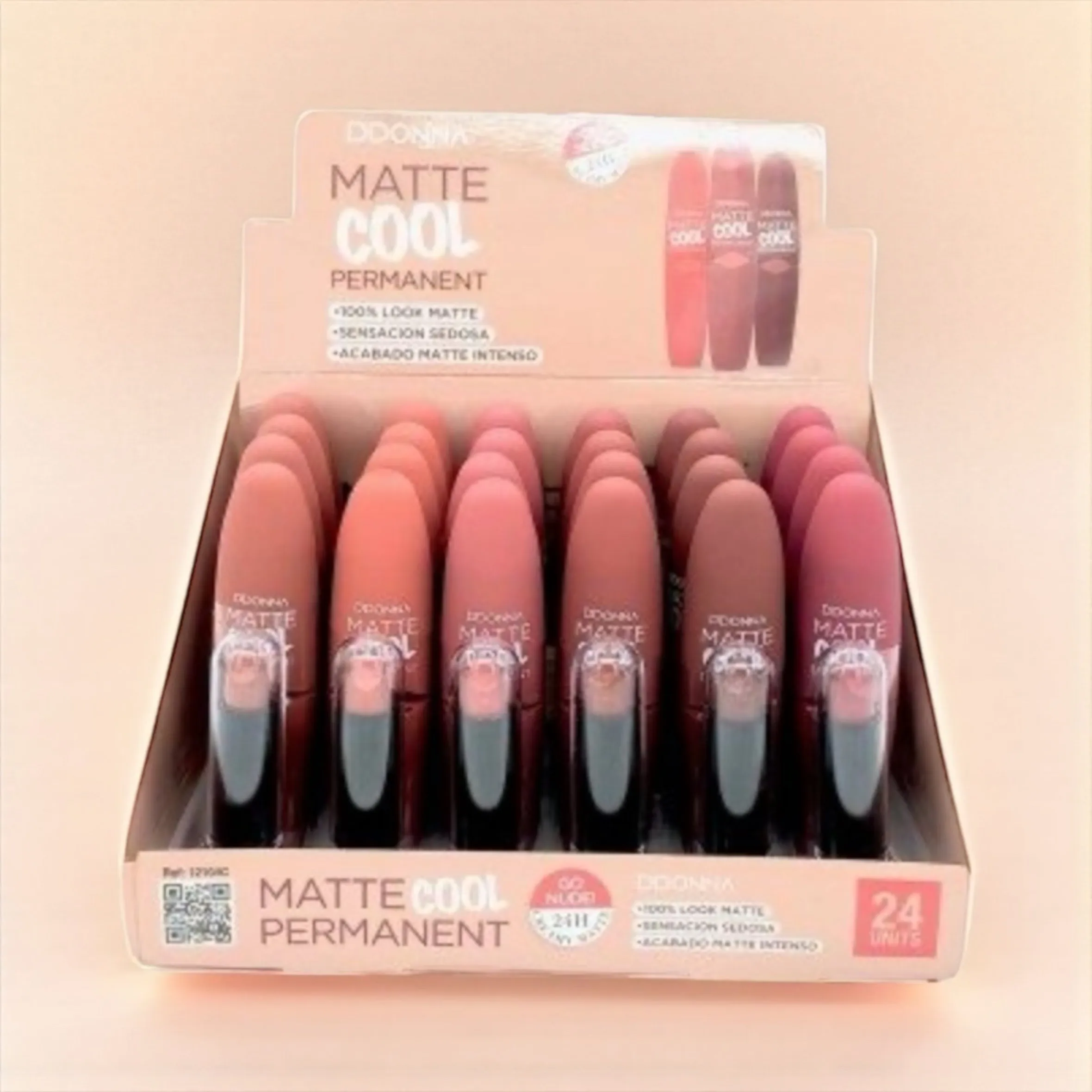 ROUGE À LÈVRES COOL MATTE PERMANENT D'DONNA 12104 C