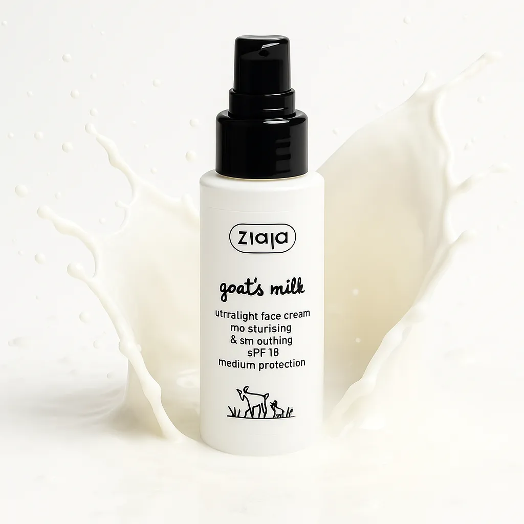 Lot de 6 (3,50€ La pièce) - Crème Visage Légère & Lissante SPF au lait de chèvre - Ziaja
