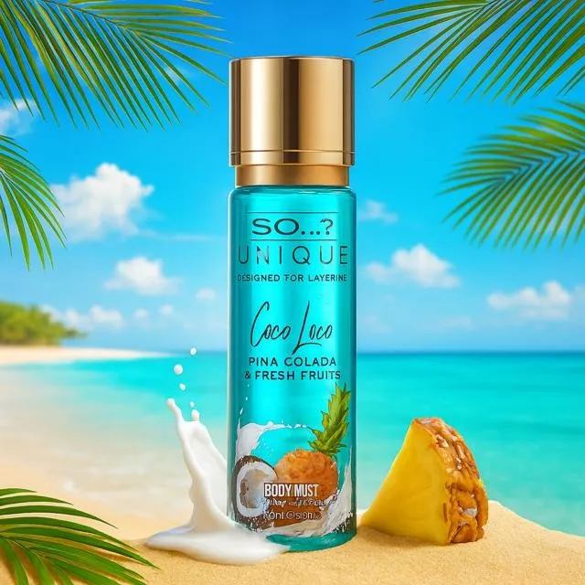 Lot de 6 (4€ la pièce) - Brume Corps Coconut Waves 150 ml - So Unique