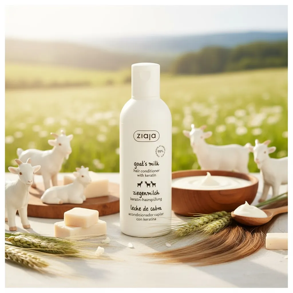 Lot de 6 ( 1,80€ la pièce) Après shampoing réparateur à la kératine et au lait de chèvre - Ziaja