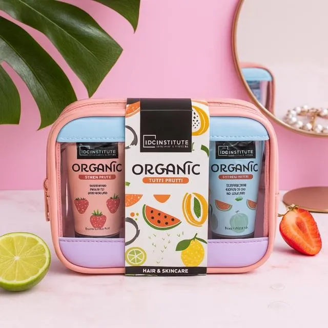 Lot de 3 (5€ la pièce) - Trousse organic tutti frutti Idc Institute 44046