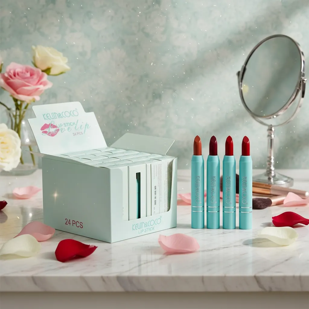 Lot de 24 (1.95€ la pièce) - Rouge à lèvres - KÉVIN & COCO