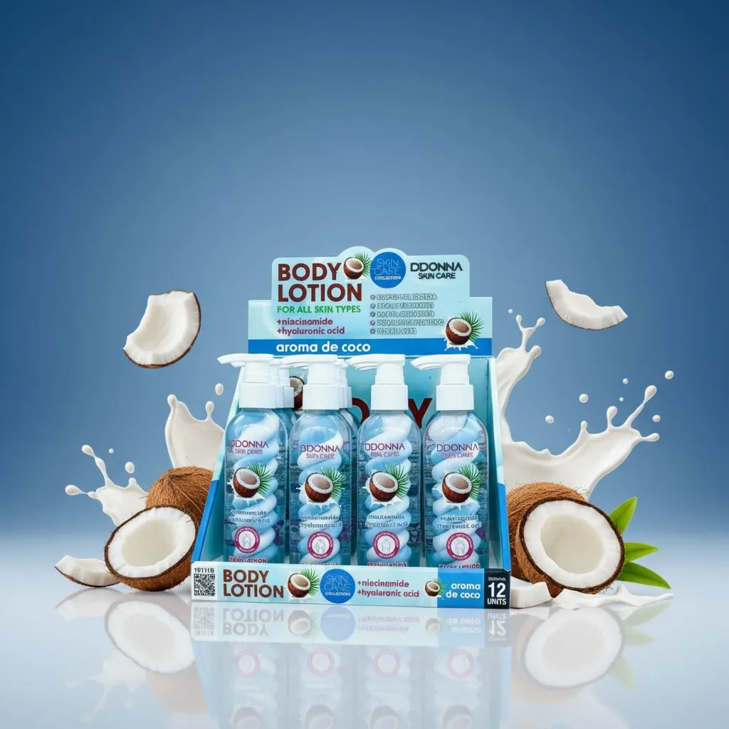 Lot de 12 (2€ La pièce) - Body Lotion Intense Coconut Chantilly - D'Donna Skin Care