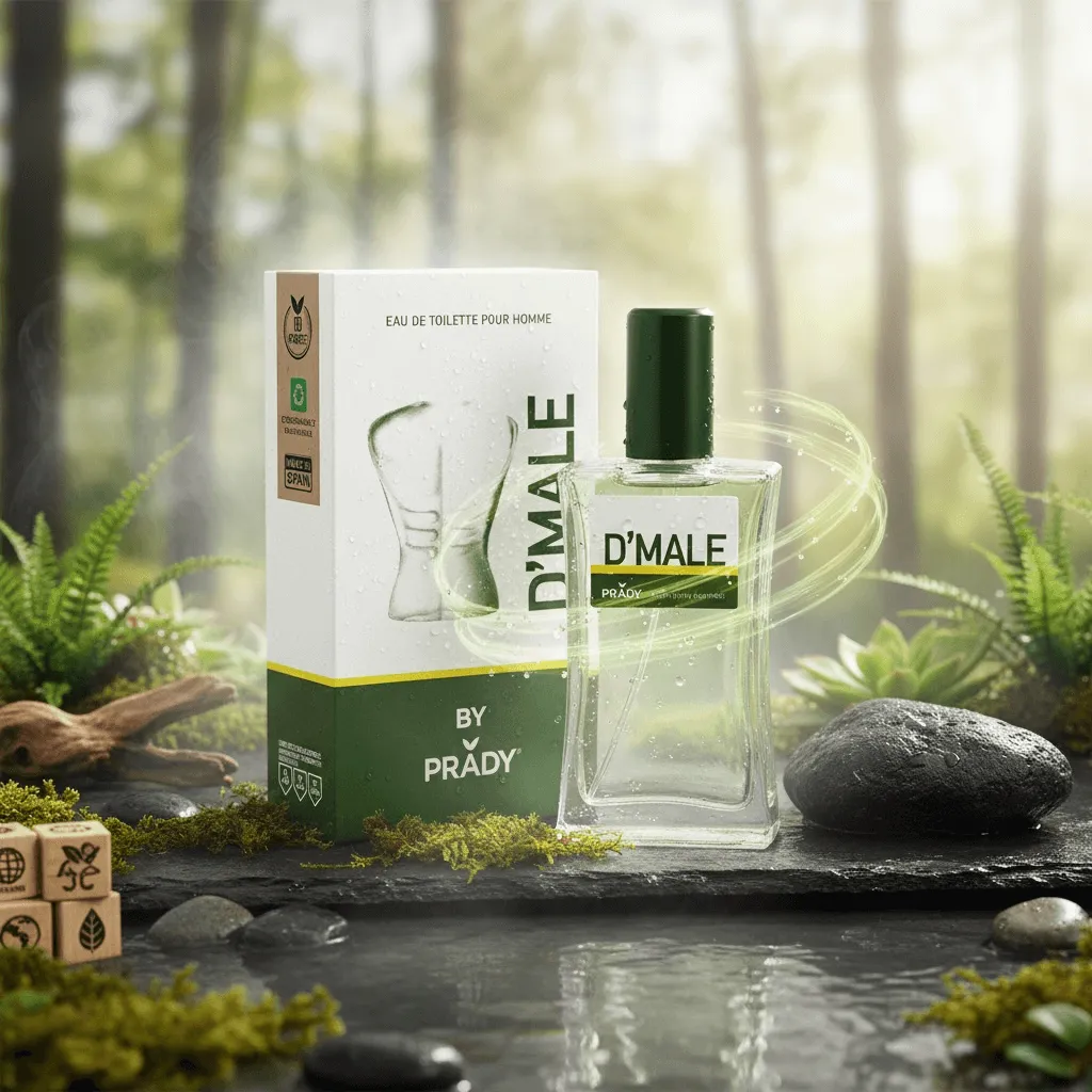 Lot de 6 (1,60€ la pièce) - Eau de parfum D’MALE  100ml - PRADY