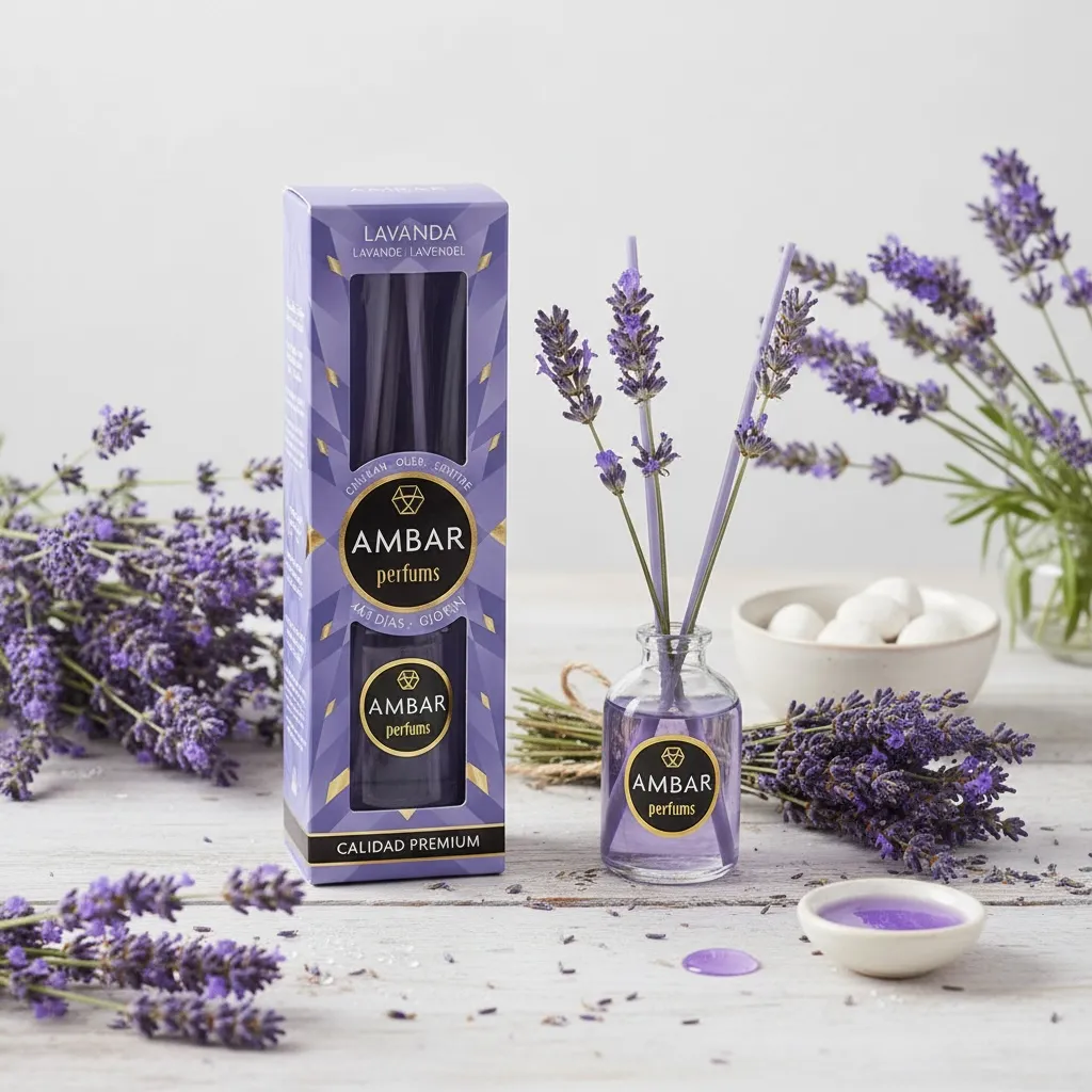 Lot de 12 (1,60€ la pièce) MIKADO AMBAR LAVANDE 30ML