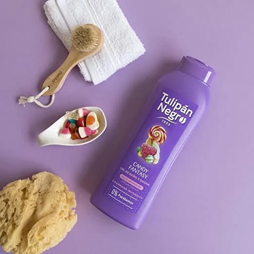 Lot de 6 (1,60€ La pièce) - Gel Douche Candy Fantaisy 650ml - Tulipan Negro