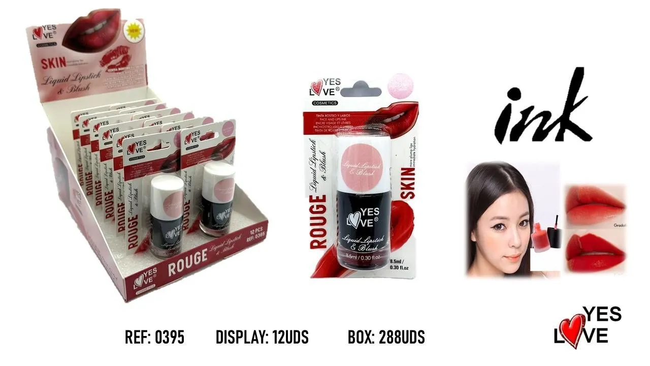 ROUGE À LÈVRES & BLUSH LIQUIDE YES LOVE 0395