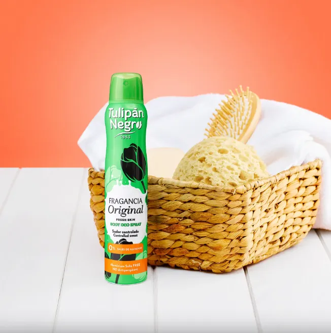DÉODORANT SPRAY TULIPAN NEGRO ORIGINAL 200ML